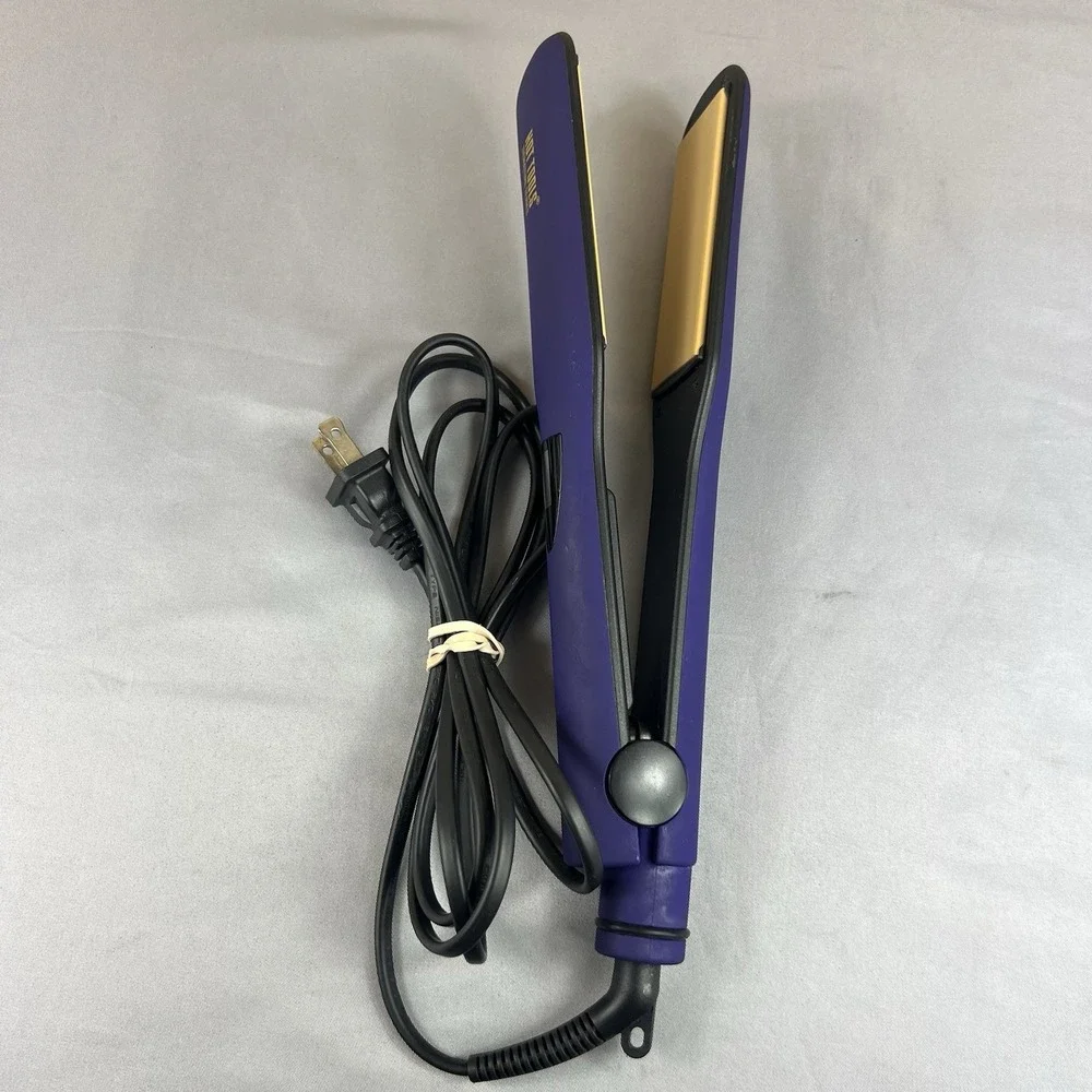 Hot Tools HTST2579 Purple Hair Straightener Digital Display Tested Works
